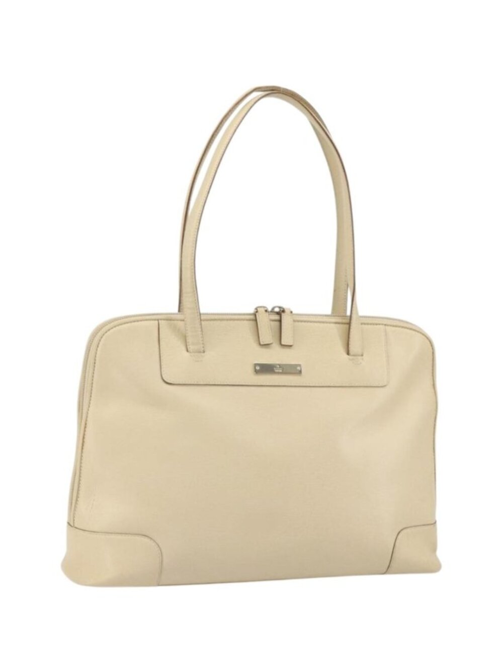 GUCCI Tote Bag Leather Beige 002 1122 2684